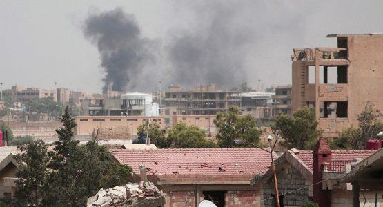 At least four are killed and 36 others are hurt as ISIS mine explodes in Deir ez-Zor