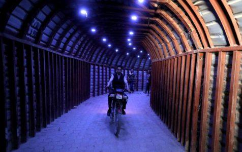 City beneath Douma and massive network of tunnels built by jihadists