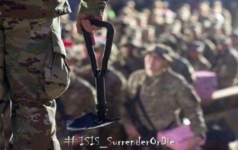 ISIS terrorist group must surrender or face death by shovel