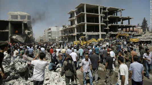 ISIS bombing kills dozens of people in east Syria