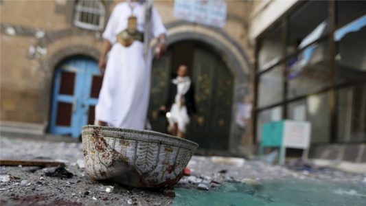 Deadly blast hits mosque in Yemen killing at least 25 people during Eid prayers