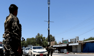 Two Islamic State terrorists arrested by the Iraqi authorities in Kirkuk