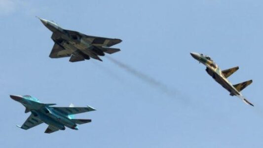 Russian airstrikes killed nine Islamic State terrorists in Al-Rusafa and Athriya deserts