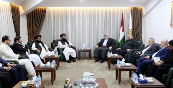 Hamas chief receives senior Afghan delegation