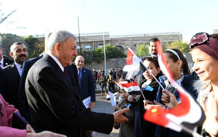 Iraqi President Rashid visits Nineveh province | GFATF | Global Fight ...