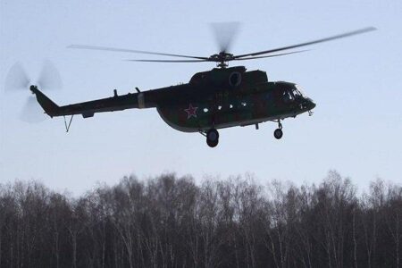 Russian helicopter shot at in Somalia