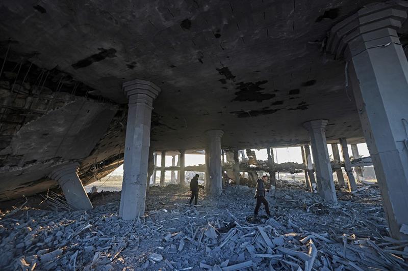 Israel says air strikes hit Hamas underground missile factory in Gaza