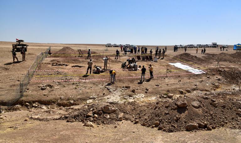 Iraq exhumes remains of 605 ISIL victims from mass grave