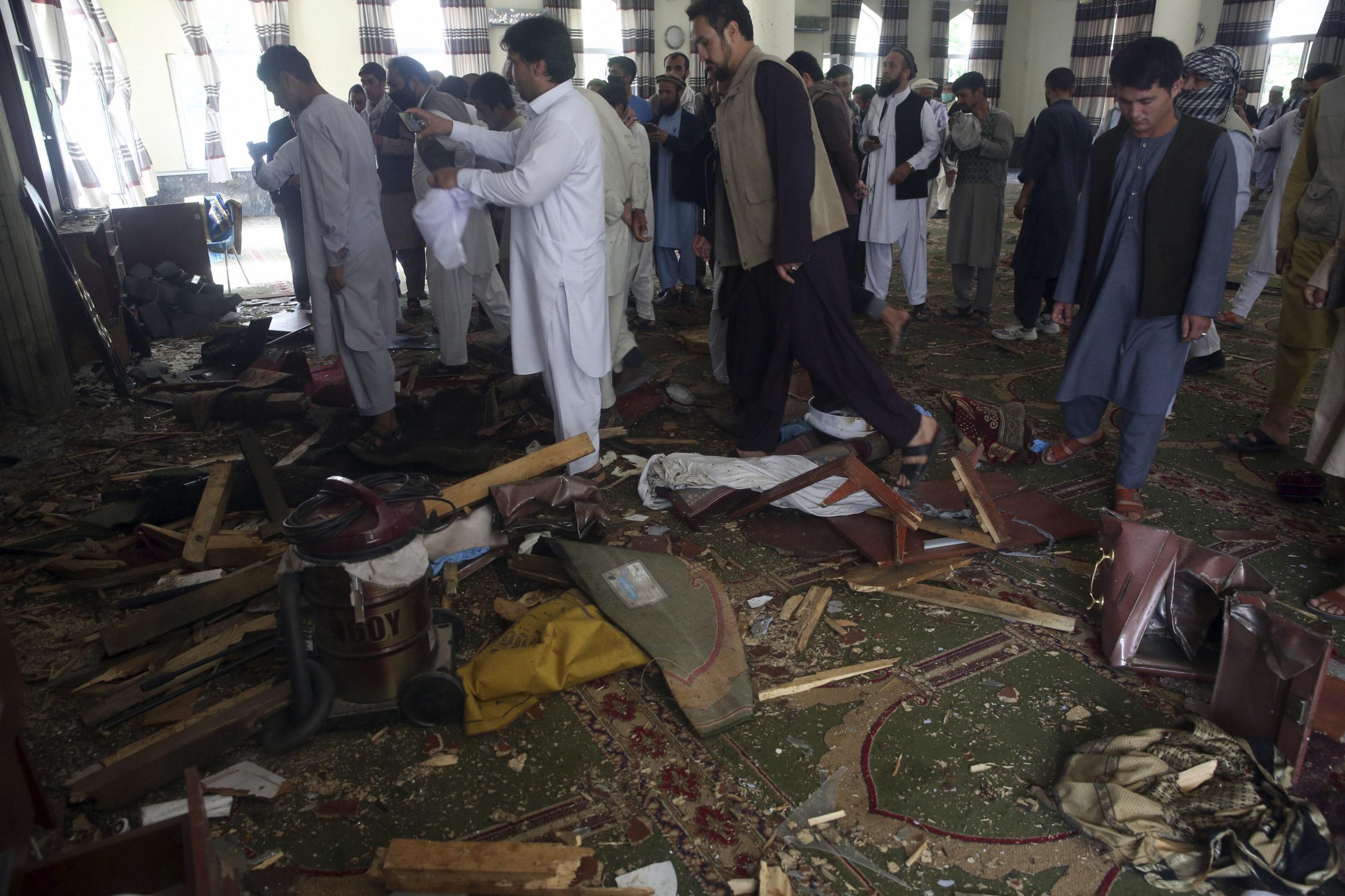 Casualties reported after explosion rocks Afghanistan mosque