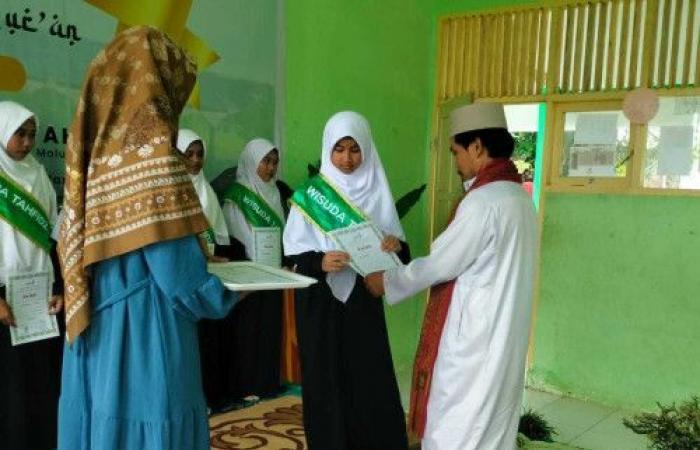 Shuffah Hezbollah Islamic Boarding School Al-Fatah Central Maluku Graduation Ceremony