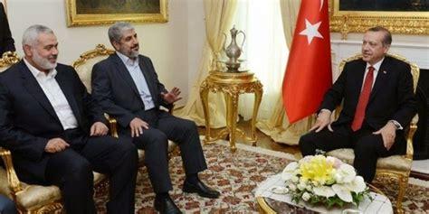 Erdogan meets Palestinian president, Hamas leader Haniyeh