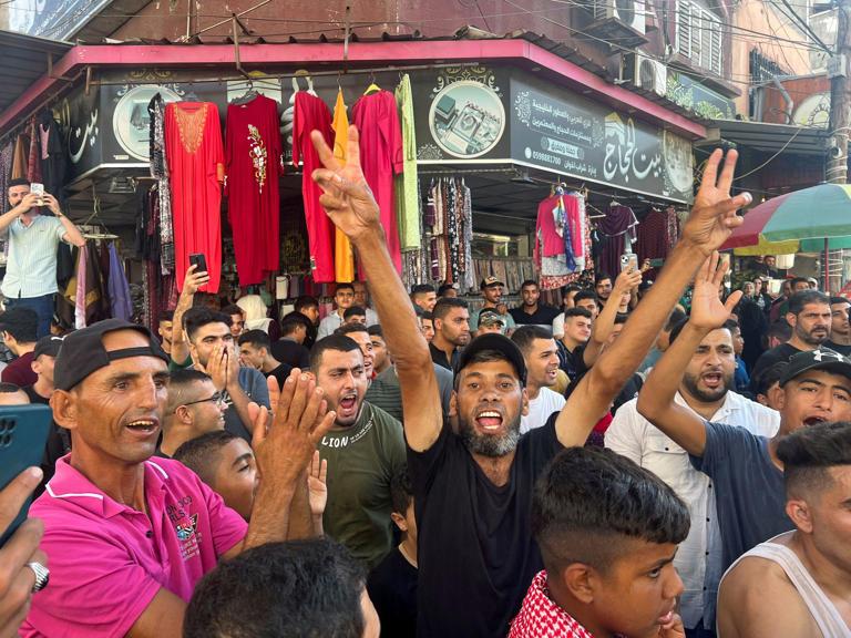 Gazans stage rare protest against Hamas rule