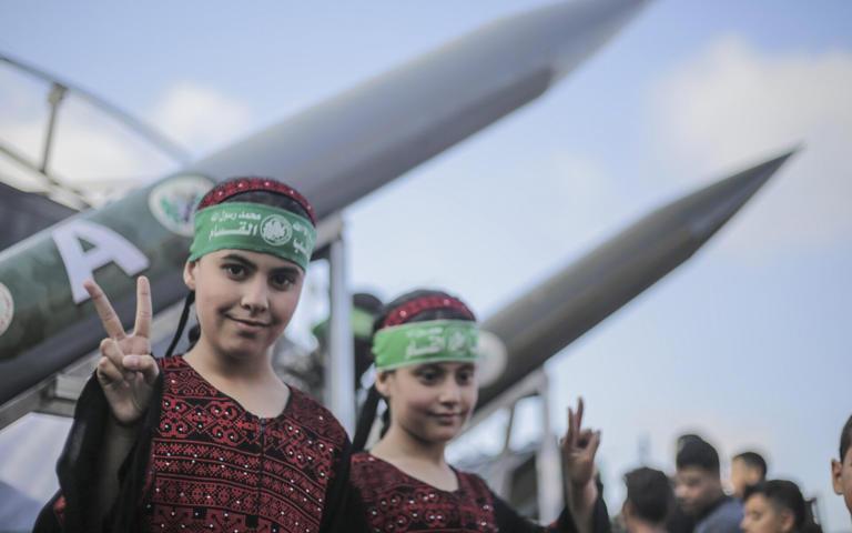 Hamas invites children to take selfies with guns and RPGs