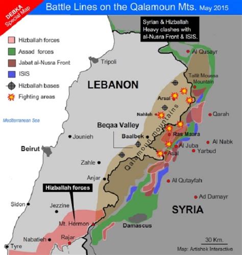 Hezbollah Media Claim New Point In Border With Israel, Citing 1923 Map ...