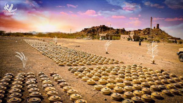 Masam project clears 783 Houthi mines in a week in Yemen