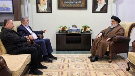 Hezbollah chief meets top Palestinian leaders