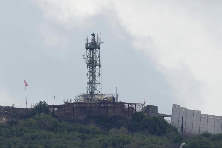 Hezbollah destroys Israeli surveillance cameras along the Lebanese border as tension soars