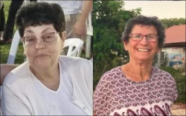 Hostages Nurit Cooper, 79, Yocheved Lifshitz, 85, said released