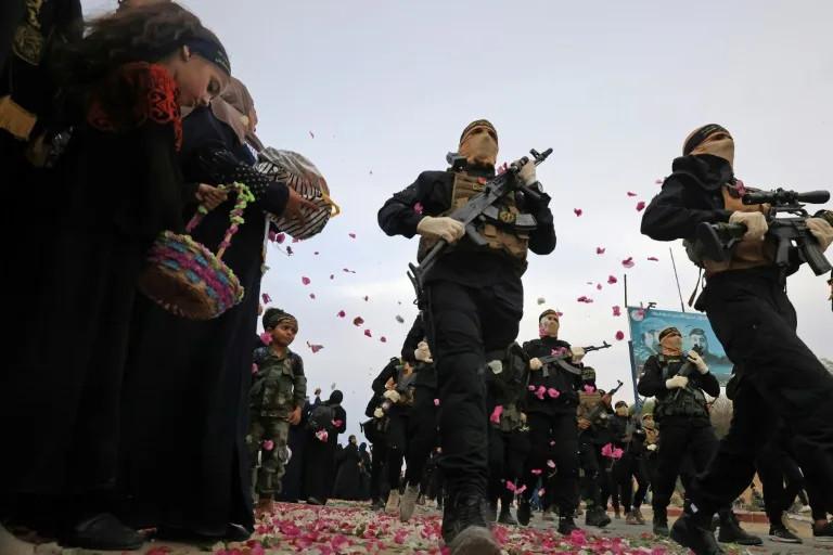 Rockets and drones on display at Islamic Jihad parade in Gaza