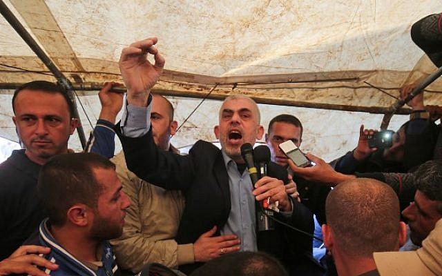 Report: Hamas leader Sinwar met hostages from Israel in Gaza tunnel