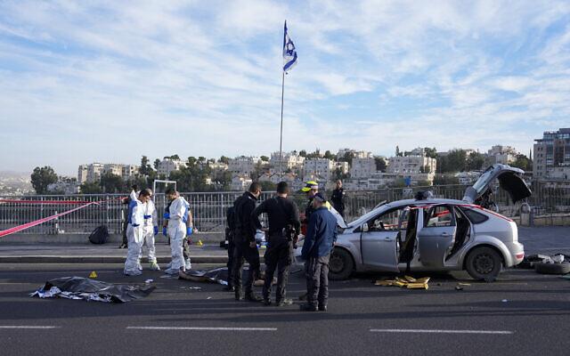 Four killed, 5 injured in Hamas-claimed terror shooting at Jerusalem bus stop