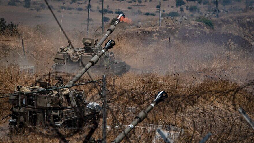 Hezbollah rockets wound two Israelis, IDF strikes Lebanon terror target