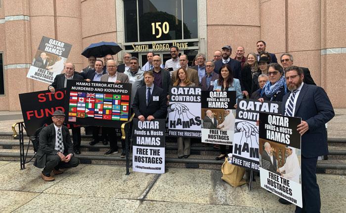 Beverly Hills Protest Highlights Qatar’s Connections to Hamas