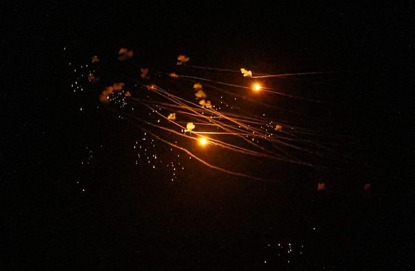 Over 30 rockets fired from Lebanon toward Kiryat Shmona, IDF strikes back