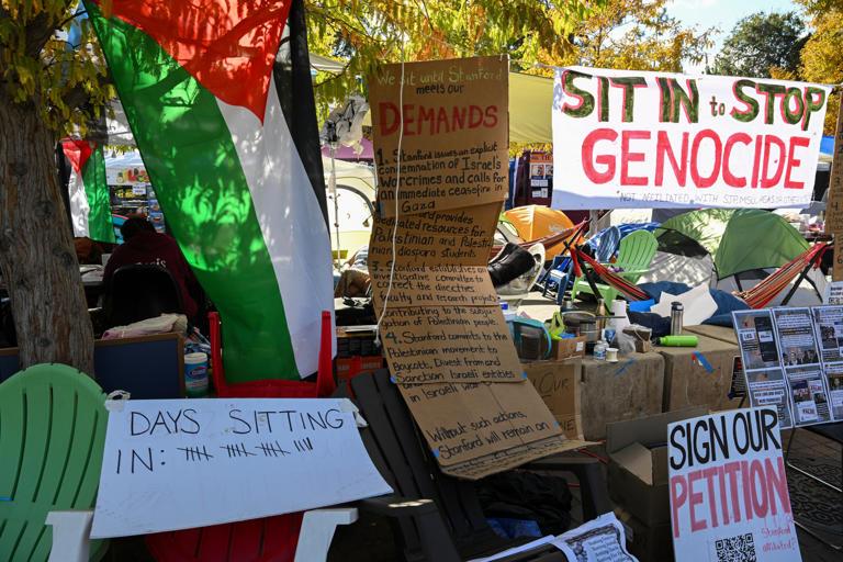 Campus Protesters Spotted Wearing Hamas Headbands