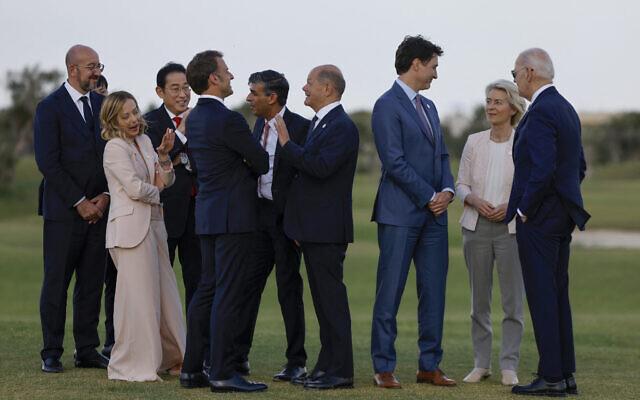 World leaders at G7 summit call on Hamas to accept hostage deal