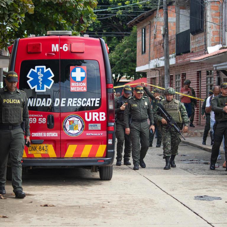 Boy on soccer field killed in first lethal drone attack in Colombia