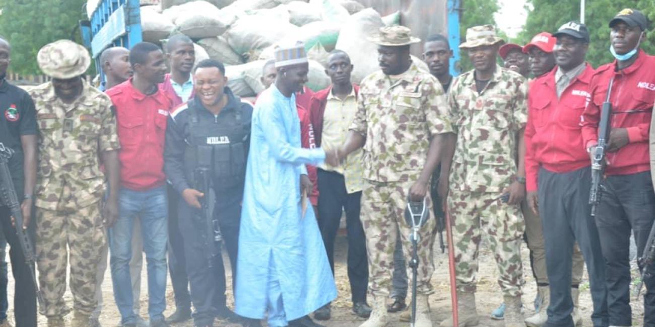 Nigerian Military, NDLEA Bust Boko Haram Warehouse In Borno, Seize 163 Bags Of illicit Drugs