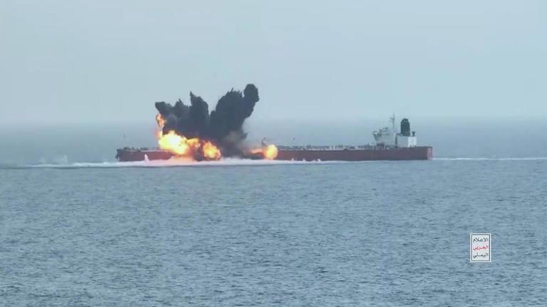 Tanker Carrying Russian Oil to China Attacked by Houthi Sea Drone