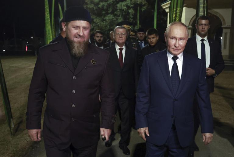 Putin Makes Rare Trip to Chechnya Amid Ukraine’s Incursion Into Kursk