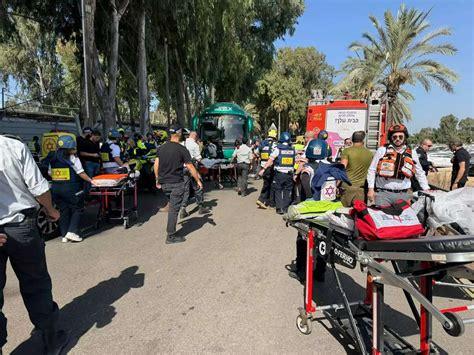 Deadly ramming at bus stop north of Tel Aviv being investigated as terrorist attack – Israeli authorities