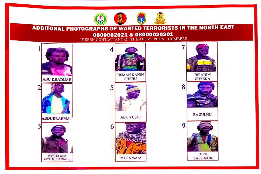 FULL LIST: Defence Headquarters releases names of nine wanted persons