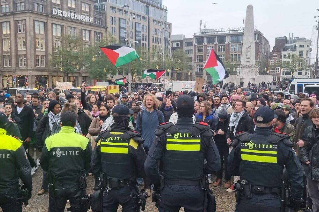 Hamas tied to Amsterdam pogrom, Israeli officials say