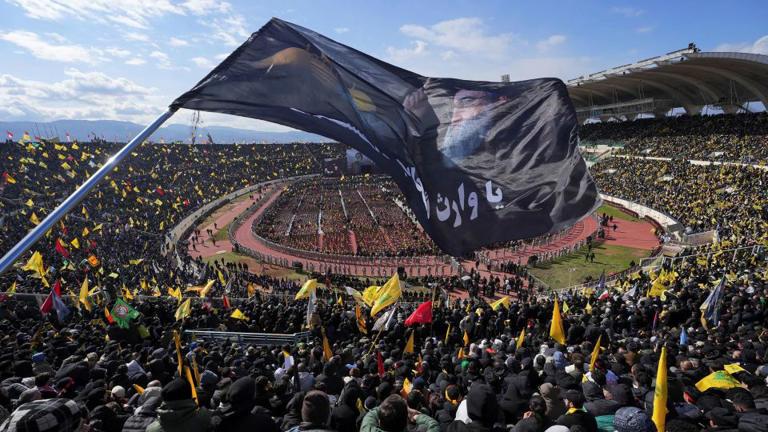 Tens of thousands join mass funeral for slain Hezbollah leader Nasrallah